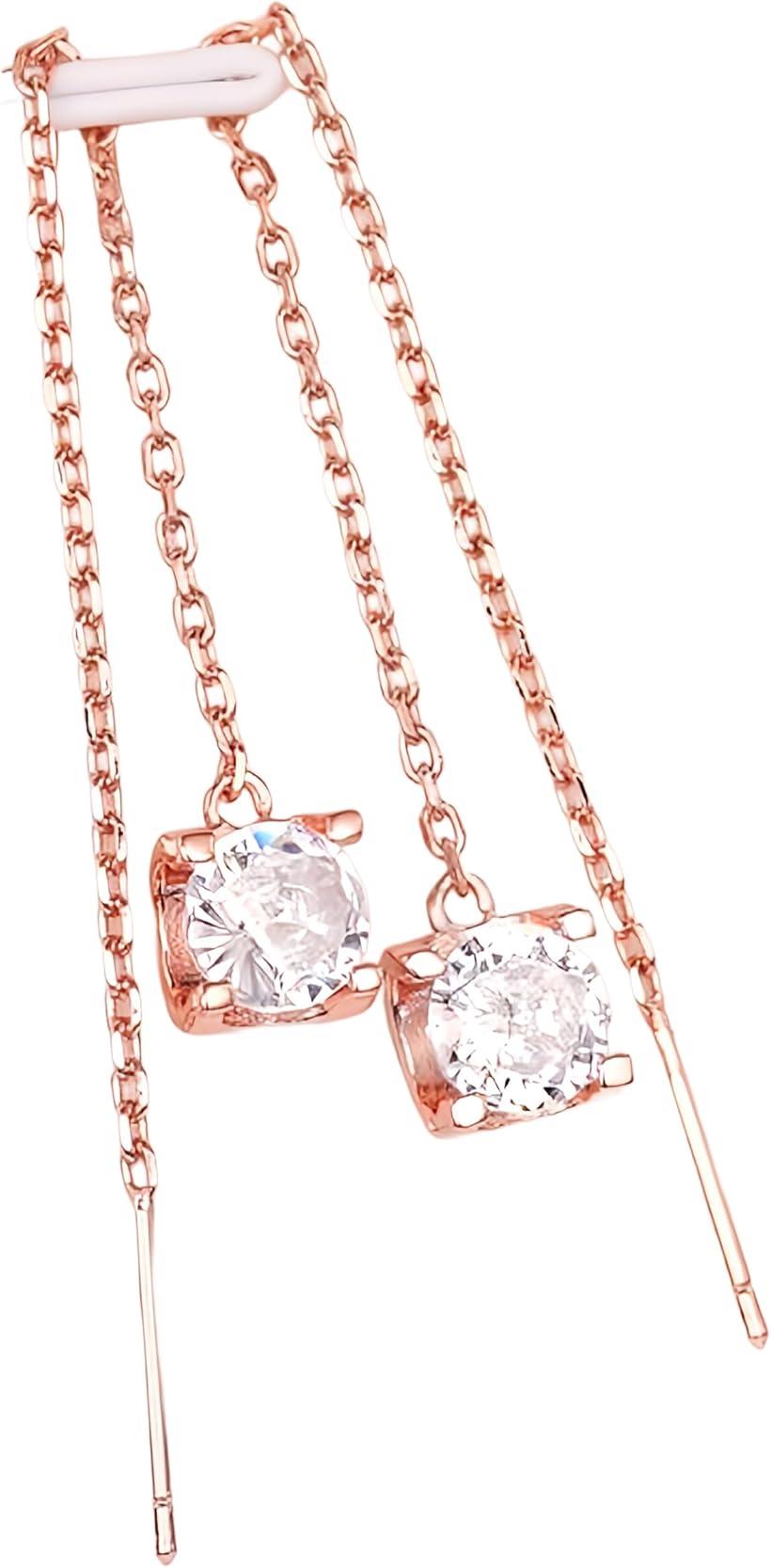 Coral Pink - 揺れる ジュエリー ネックレス ピンクゴールド かわいい 量産型 地雷系 ハンドメイド (ピンクゴールド, 小)
