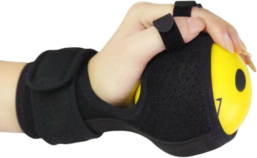 MONOSTORE 握力トレーニング ハンドグリップ 指トレーニング 手指訓練 握力強化 高齢者 手首サポート (イエロー)