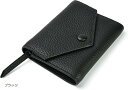 ミニ財布 レディース 三つ折り財布 本革 小さい カード入れ 牛革 レザー コンパクト 大容量(ブラック)