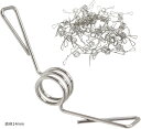 フック碍子 50個 FRPポール用 電気柵 ステンレス ガイシ a037(直径14mm)