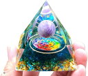 ピラミッド 水晶 クリスタル パワーストーン オルゴナイト 浄化 置物 6((6), 小)
