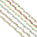 【楽天ランキング1位入賞】フラワー手芸ブレード 花レーストリム 2cm 刺繍 花柄 高級 飾り トリムカーテン アクセサリー レースリボン おしゃれ 華麗 ホー...
