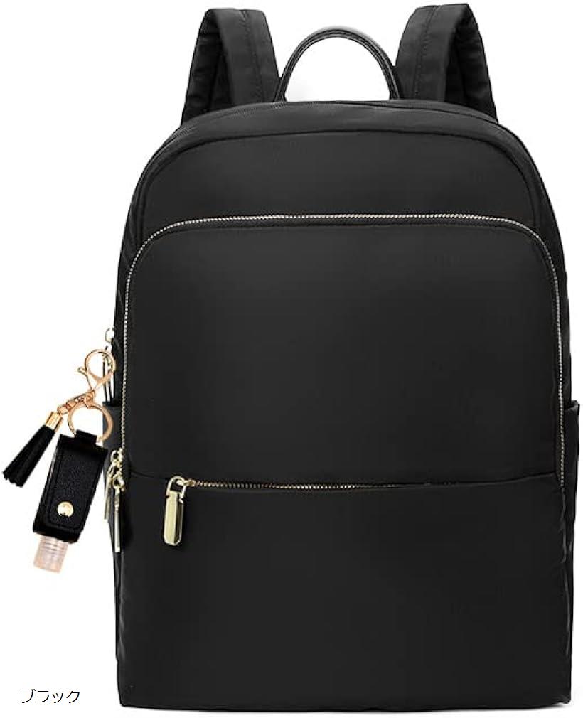 PCリュック PCバックパック レディース ビジネスリュック ビジネスバッグ PC収納 (ブラック)