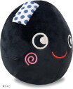 ぬいぐるみ マスコット かわいい ふわふわ やわらか クッション おもちゃ 癒し プレゼント 置物(黒たまご)