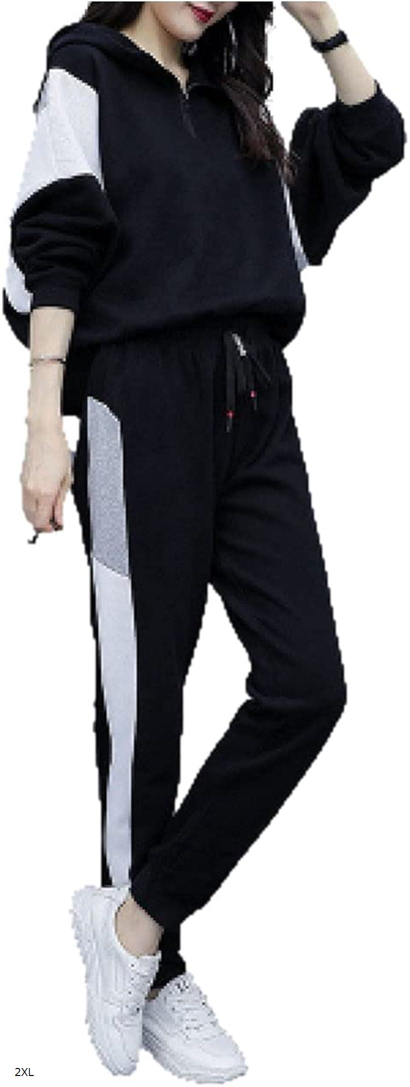 ジー ティアモ ジャージ 上下 セット レディース ルーム ウェア セットアップ スポーツ フィットネス 2XL (2XL)