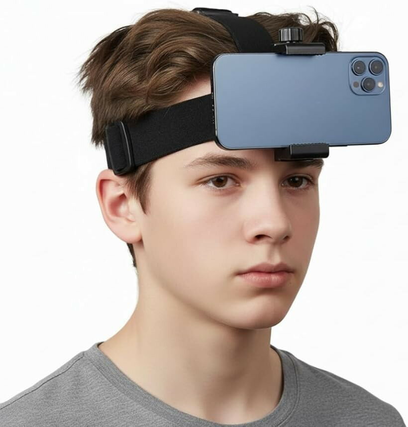 スマホ ヘッドマウント アクションカメラ gopro クランプ 固定 ヘッドストラップ 目線 撮影...