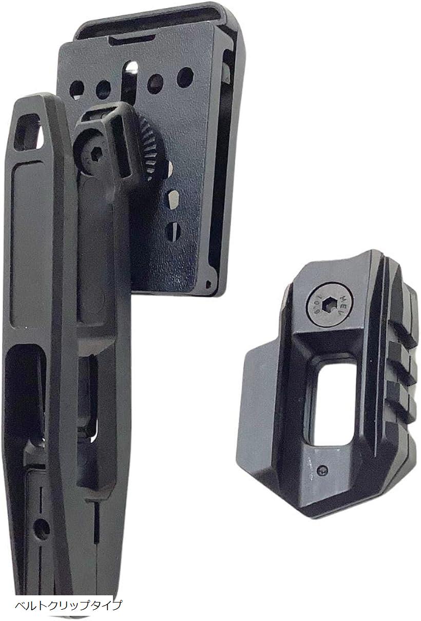 ハンドガン ホルスター グロッグ G7 タイプ クイック 左右 兼用 M45 サバゲー ベルトクリッ ...