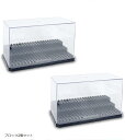 ミニ フィギュア モデル ブロック ディスプレイ ケース ショーケース コレクションケース 鑑賞 ブロック2個セット (ブロック2個セット)