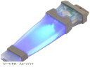 E-LITE ヘルメットライト シグナルライト マーカー ストロボライト フラッシュライト(カーキ(本体)・ブルー(ライト))