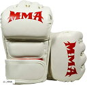 総合格闘技 ボクシング オープンフィンガー グローブ パンチンググローブ ハーフフィンガー サバゲ―(白, MMA)