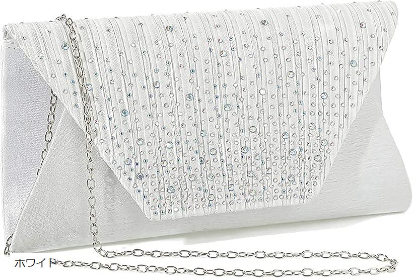 ベイブスター パーティー クラッチ バッグ (ホワイト)