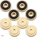 オーディオ用インシュレーター スピーカー ハウリング防止 円形タイプ 8点セット ゴールド(Gold)