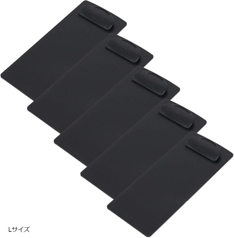 【楽天ランキング1位入賞】伝票クリップ 業務用 伝票ホルダー 黒 5個セット(Lサイズ)