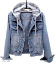 ニブンノイチプラス Gジャン デニム フード付き レディース XXL(ブルー, 2XL)
