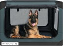 【楽天ランキング1位入賞】折りたたみペットケージ 犬ケージ 犬用クレート 猫用キャリー カート 持ち手付き 犬猫兼用(ダークグリーン, XL)