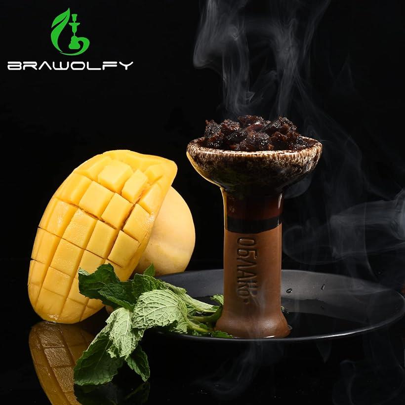 シーシャ フレーバーShisha Friut Set Hookah 水たばこニコチンフリー 50g 3pcs-F (3pcs-F, 50g)