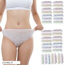 35枚入女性用 使い捨てパンツ 使い捨て下着 旅行出張 入院(snowflake, M)