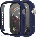アップルウォッチ カバー Apple watch ケース 保護ケース 保護カバー(ネイビー, 44mm)(2)