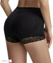 美尻 ガードル ヒップパッド ヒップアップ ショーツ レディース(ブラック, XL)(4)