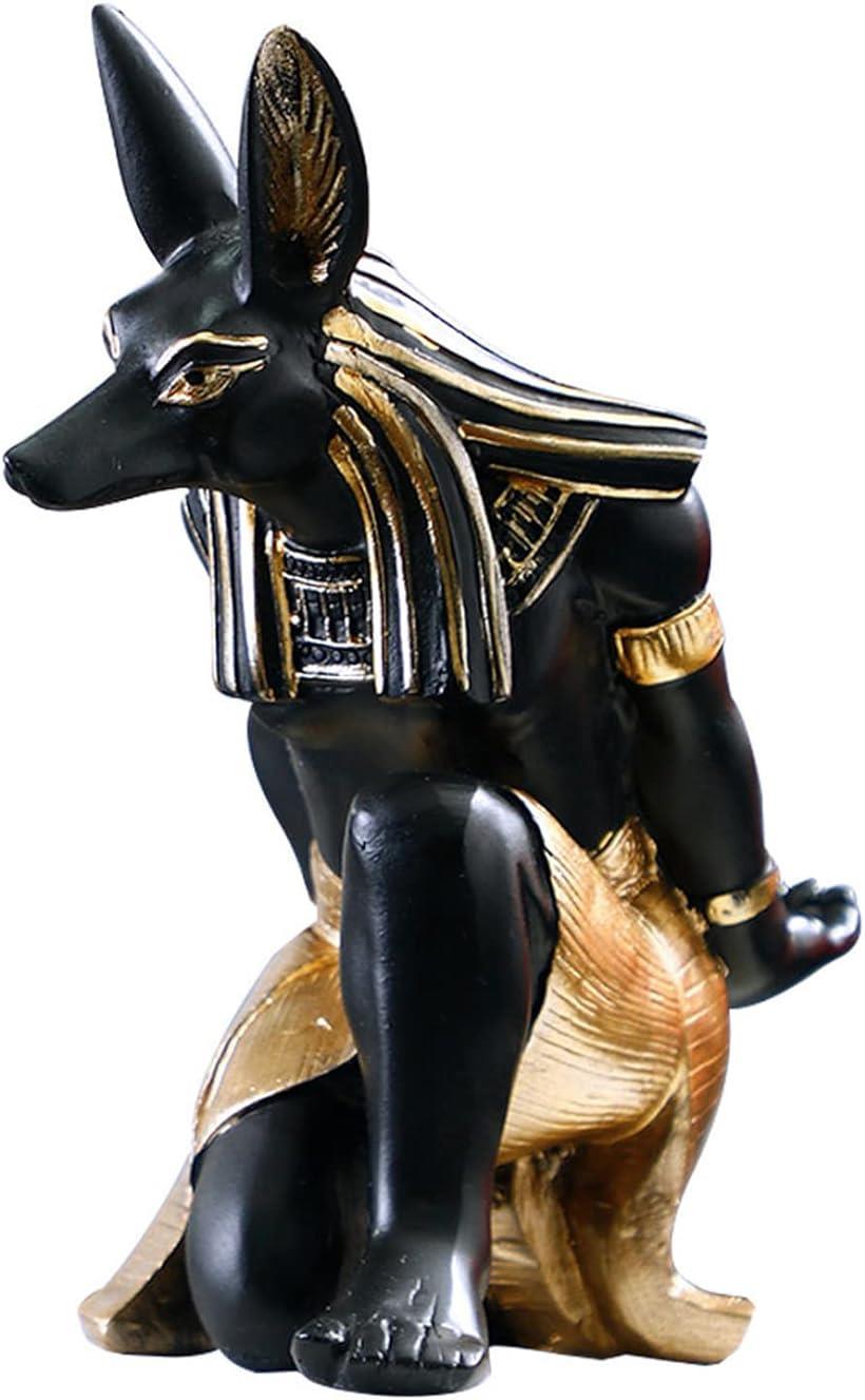 スマホスタンド ホルダー 卓上 充電可 携帯 エジプト アヌビス神 動物 犬 インテリア オブジェ ワインホルダー可 1個 