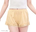 レディース 女性 パンツ ペチコート ペチパンツ(ベージュ, L-LL)