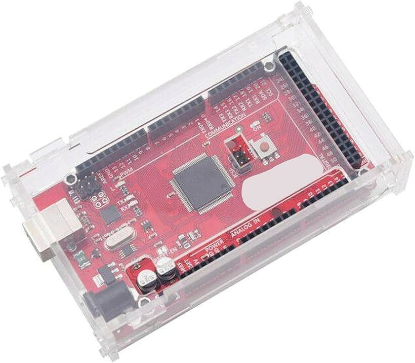 Arduino MEGA 2560 R3対応 アクリルケース 保護カバー 透明 組み立て簡単