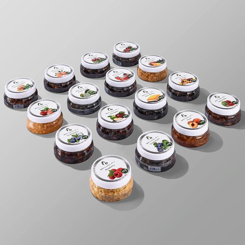 シーシャ フレーバーShisha Friut Set Hookah 水たばこニコチンフリー 50g 5pcs-B (5pcs-B., 50g)