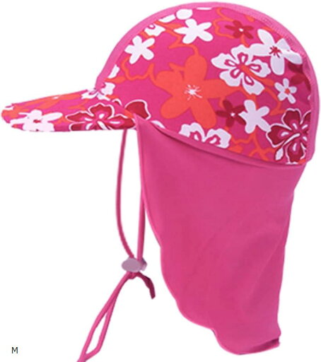 日よけ帽子 子供 海 キッズ 子供用 水泳 スイムキャップ フラップキャップ 女の子 UVカット 52-58cm(M) 日よけ帽子 子供 海 キッズ 子供用 水泳 スイムキャップ フラップキャップ 女の子 UVカット 52-58cm(M)