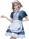 メイド服 コスプレ 衣装 ロリータ 仮装 パーティー カチューシャ e583( ブラック, L)