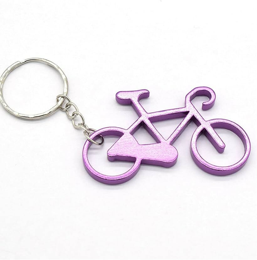 Key Holder - 自転車キーホルダー アクセサリー バイク 鍵 車用キーホルダー パープル (パープル)