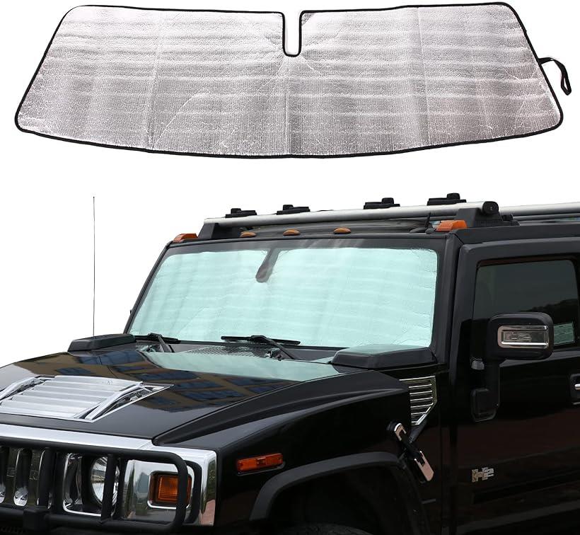 互換品 ハマー H2 2003-2007に対応 サンシェード