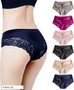 ショーツ レディース 6枚組 シームレス 可愛い レース 下着 伸縮性 女性用 XXL A Style(A Style, 2XL)