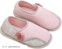 レリカ ルームシューズ スリッパ 室内履き かかとあり 軽量 滑り止め 女性用 レディース 23.5~24.0cm(ピンク, 23.5~24.0 cm)