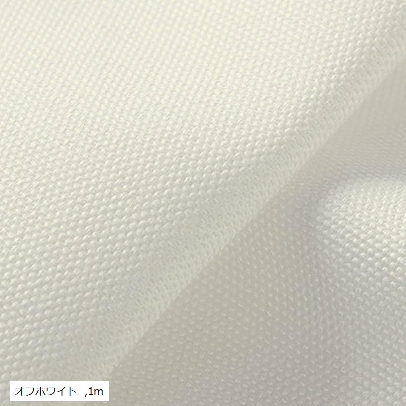 11号 ポリエステル 帆布 生地 幅約145cm キャンバス 1m オフホワイト (オフホワイト, 1m)