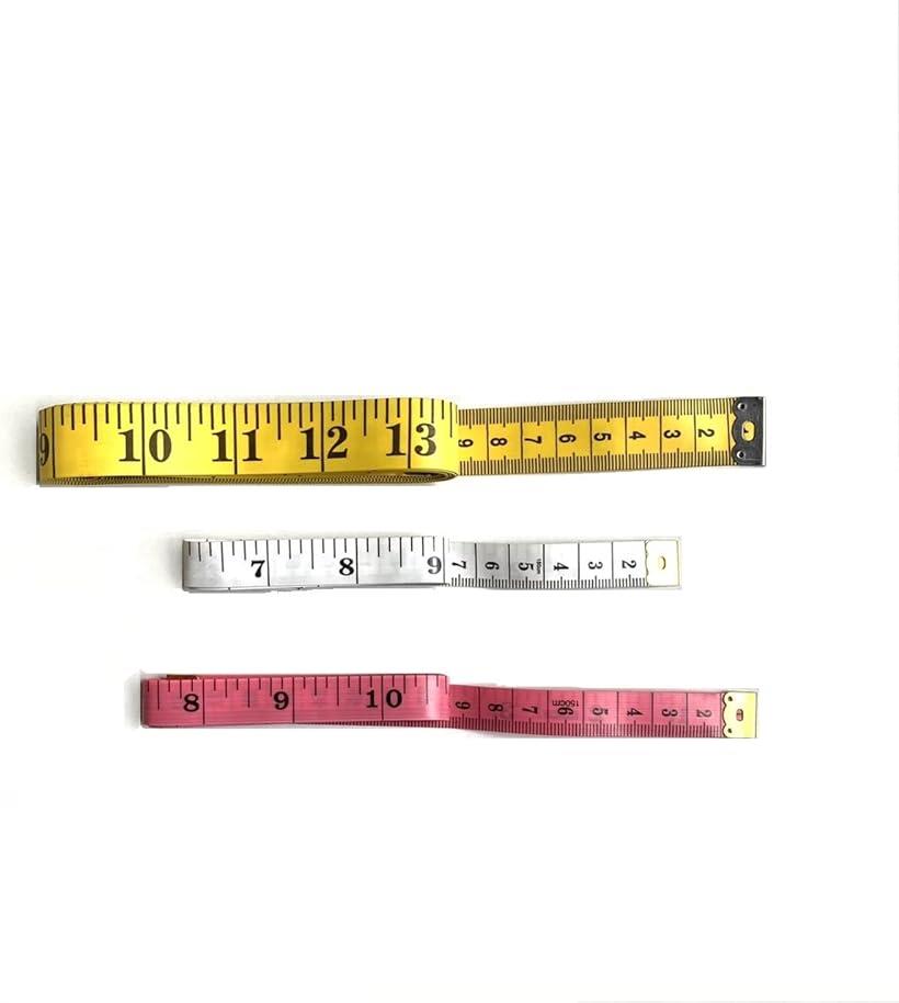 テープメジャー 3m・1.5m 両面 3種 裁縫 クラフト( ピンクセット)
