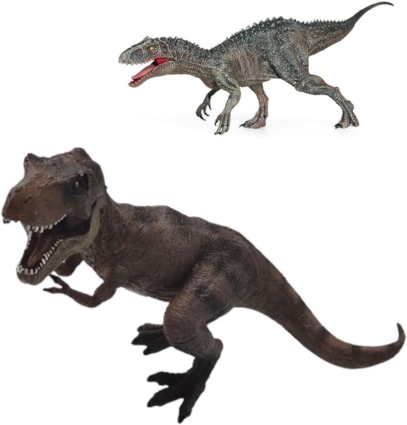 恐竜 フィギュア おもちゃ 子供インドミナスレックス ティラノサウルス プレゼント 6＋ 赤T. rex＋子供ミナス