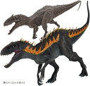 恐竜 フィギュア セット インドミナスレックス 子供インドミナスレックス おもちゃ プレゼント 6+ 黒インドミナス+子供ミナス