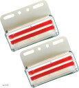 サイドマーカー 24v トラック用 led ダウンライト 高輝度 COB ランプ 車幅灯 車側灯 2個セット(レッド)