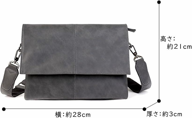 ショルダー バッグ 斜めがけ メンズ 革 2w...の紹介画像2