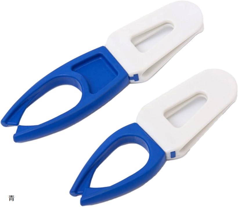 KINGBISON 釣り ロッドホルダー ロッドスタンド ボックス バッカン 車止め ヘラ 竿受け (青)