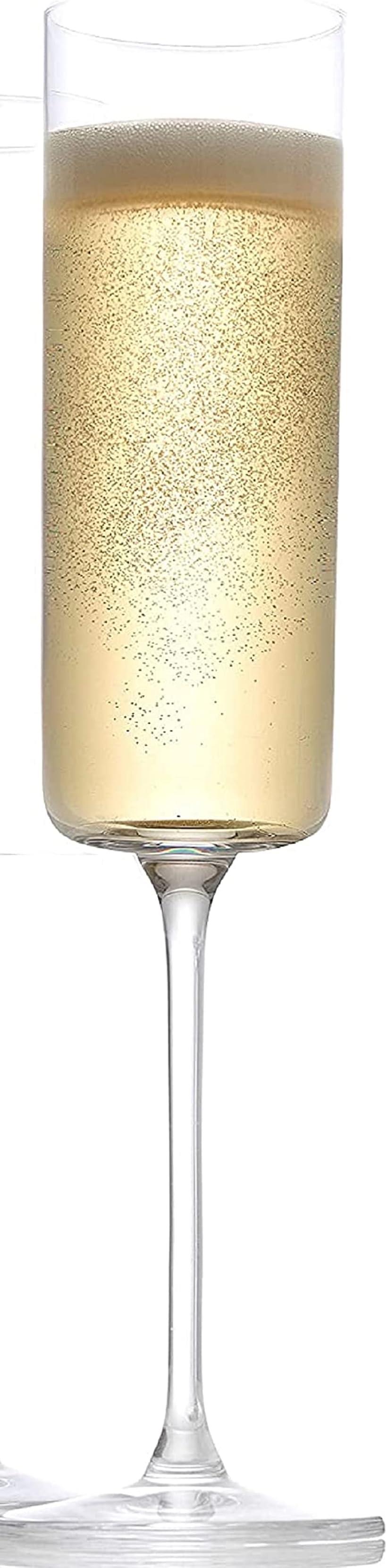 シャンパン グラス シャンパンフルート 職人 お洒落 クリスタル( 1個)