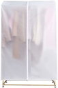 ハンガーラックカバー 洋服カバー 衣類カバー 保護 防虫 半透明 幅90cm( 半透明, 90cm)