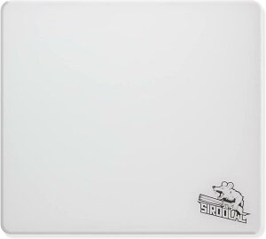 マウスパッド ゲーミングマウスパッド FPSゲーム 特殊強化ガラス 耐久性 厚さ3mm( 白, 320mmx360mm)