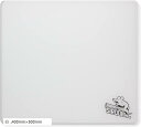マウスパッド ゲーミングマウスパッド FPSゲーム 特殊強化ガラス 耐久性 厚さ3mm(白, 400mmx500mm)(2)