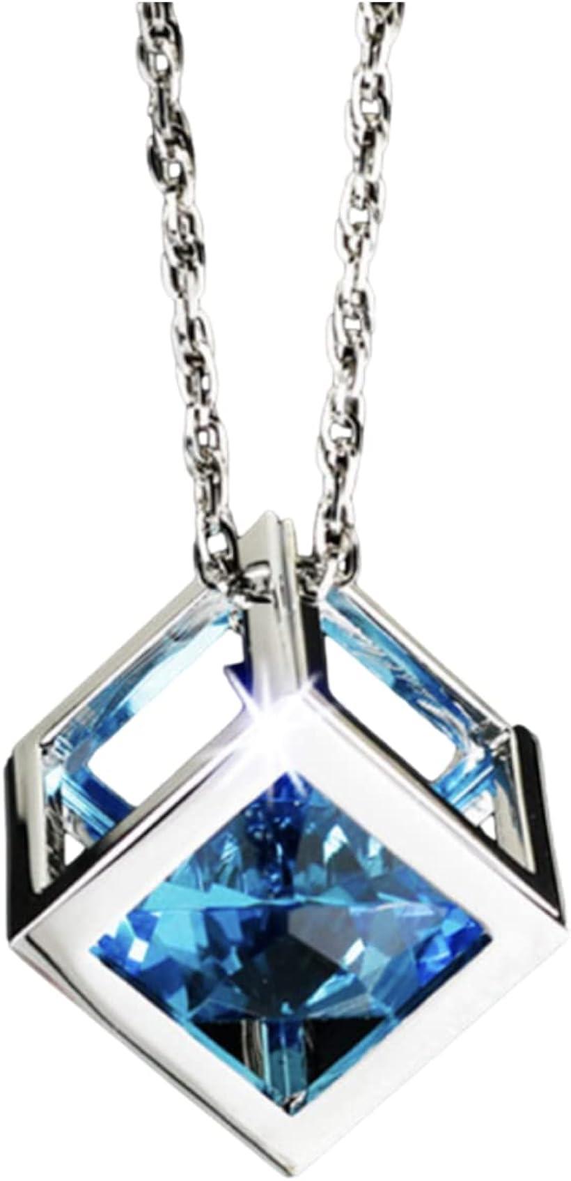 ルームミラー アクセサリー 車 クリスタル 車内 吊り下げ ぶら下げ 飾り 装飾 ブルー (ブルー)