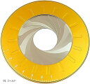 【楽天ランキング1位入賞】円定規 円描画用定規 製図 木工定規 テンプレート 金属 丸定規 サークルプレート 円描画定規 (01 ゴールド)