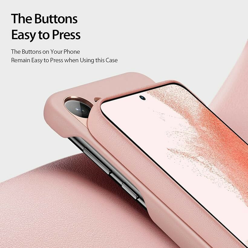 スマートフォンケース ワイヤレス充電対応 薄型 耐衝撃 スリム レンズ保護 指紋防止 擦り傷防止 保護ケース Galaxy S23 ピンク (ピンク, Galaxy S23)