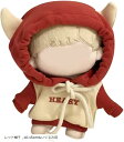 ぬい服 ぬいぐるみ 10~15cm パーカー 人形(レッド帽子, 10-15cmぬいぐるみ用)