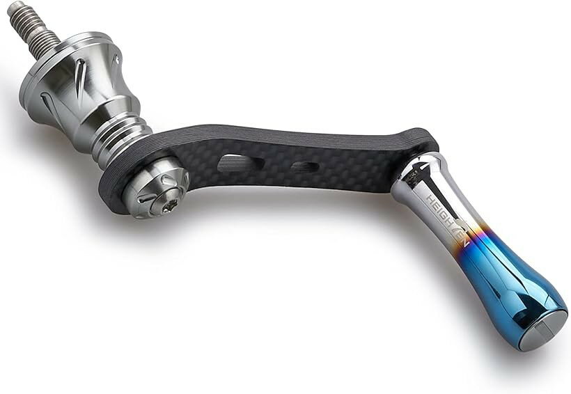 其它 - 42mm リール ハンドル 11mm ノブ 搭載 シマノ ダイワ スピニングリール 通用ライトゲーム 渓流釣りAurora Series ガンメタル 621 (ガンメタル)