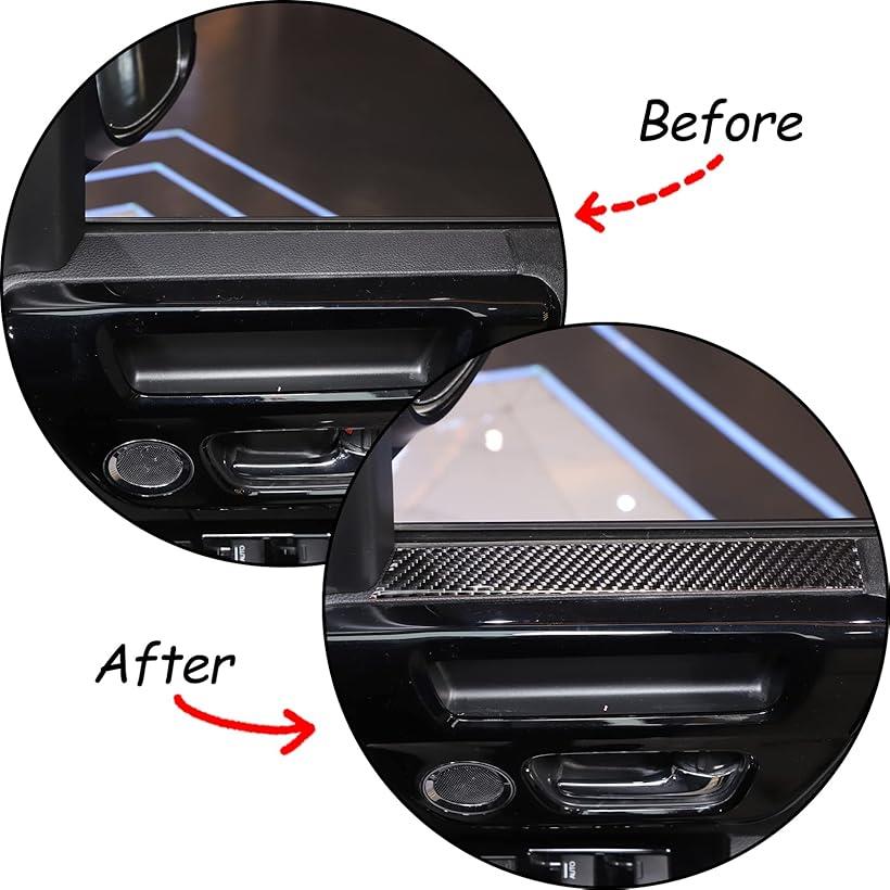 FOR Honda N-BOX 2017-2021年適用 内装 車用 天窓面装飾(黒-ケーボン繊維)